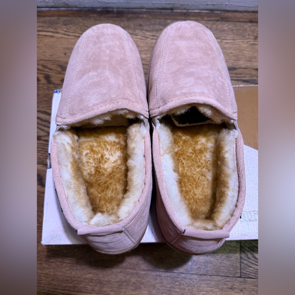 Old Friend men's san's sade slippers, cinnamon color, size M13 - Picture 3 of 12